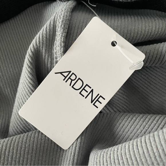 Back Slit Pencil Skirt - Stretch Rib Jersey Knit - Midi - Bodycon - Light Grey - Picture 13 of 13